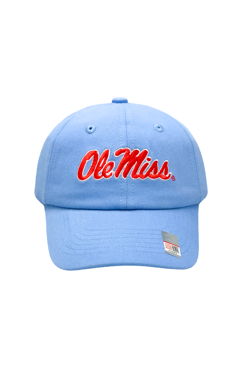 Bits & Bows Ole Miss Rebels Baseball Hat, Main, color, Blue