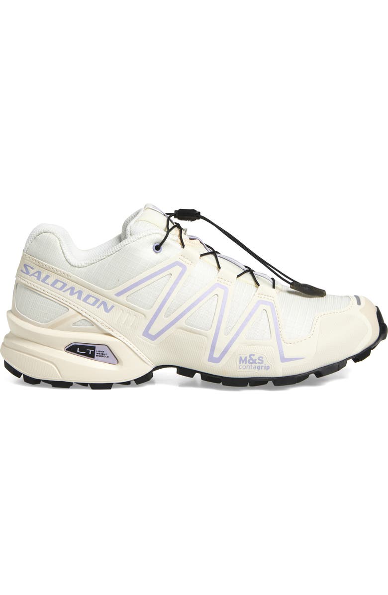 Salomon Gender Inclusive Speedcross 3 Trail Running Sneaker, Alternate, color, Vanilla Ice