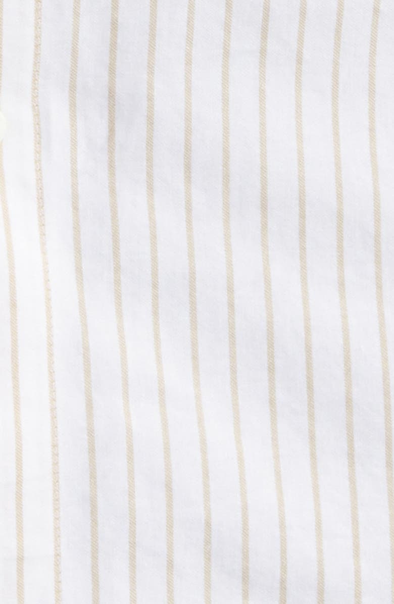 BOSS Camel Hays Kent Slim Fit Stripe Cotton Dress Shirt, Alternate, color, 