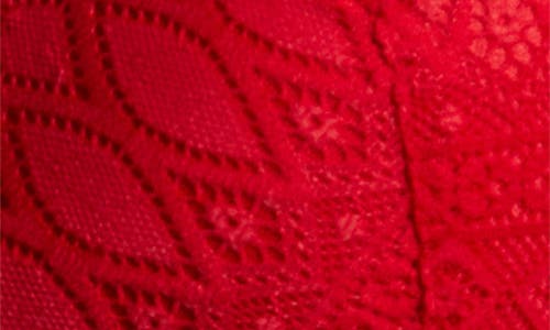 Etam Gravure Lace Underwire Bra In Red