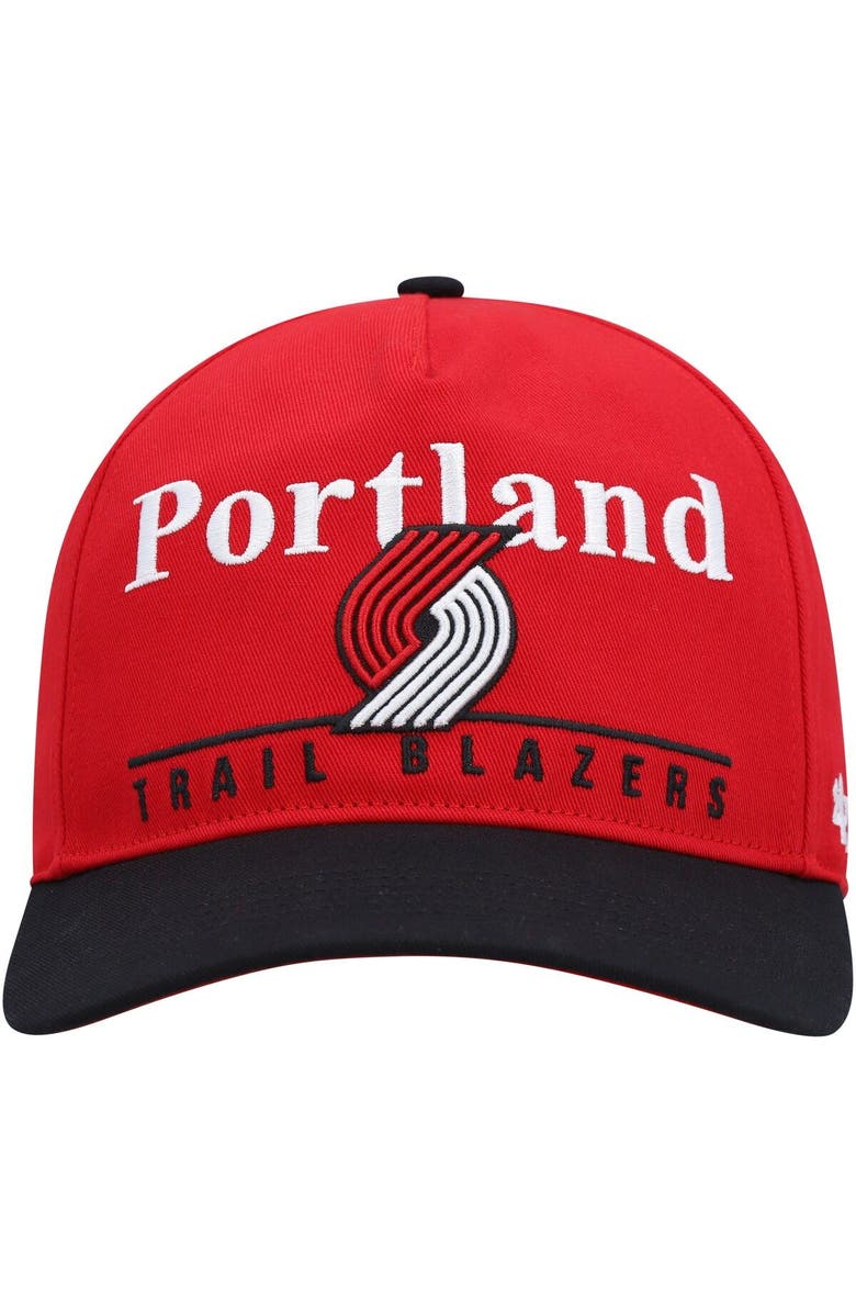 '47 Men's '47 Red/Black Portland Trail Blazers Super Hitch Adjustable Hat, Alternate, color, 