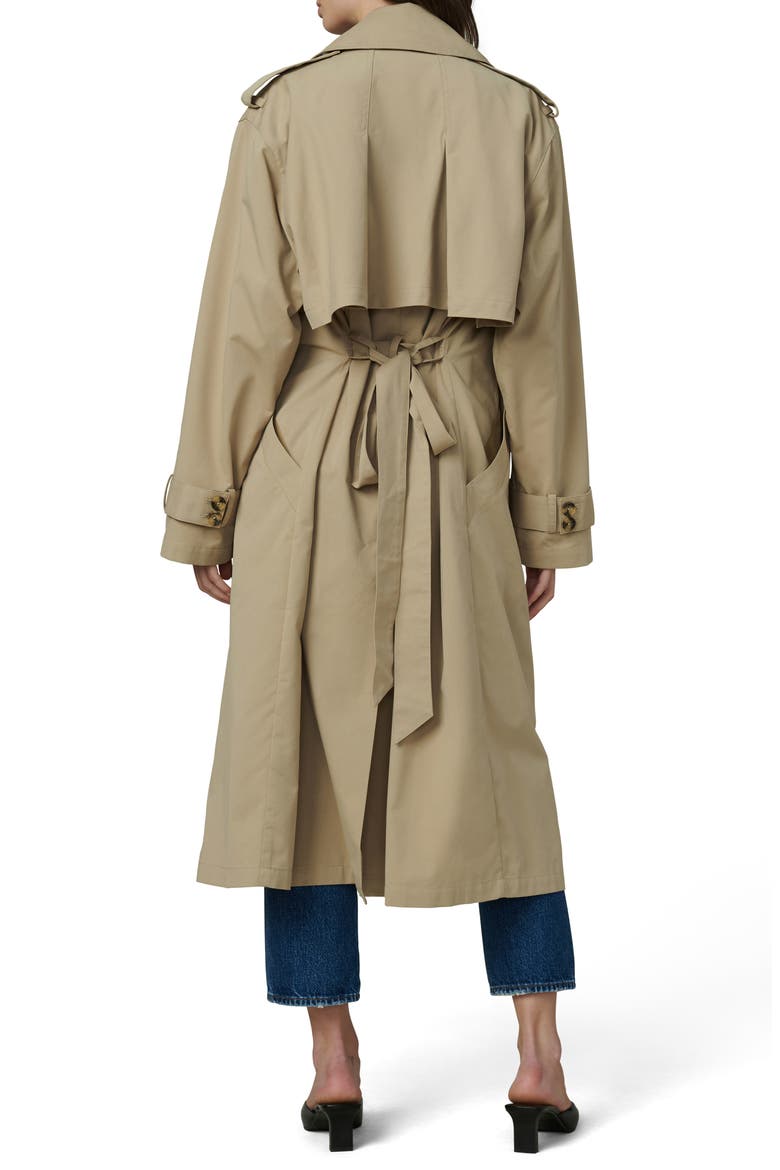 The Dani Michelle Trench Coat, Alternate, color, BISCOTTI