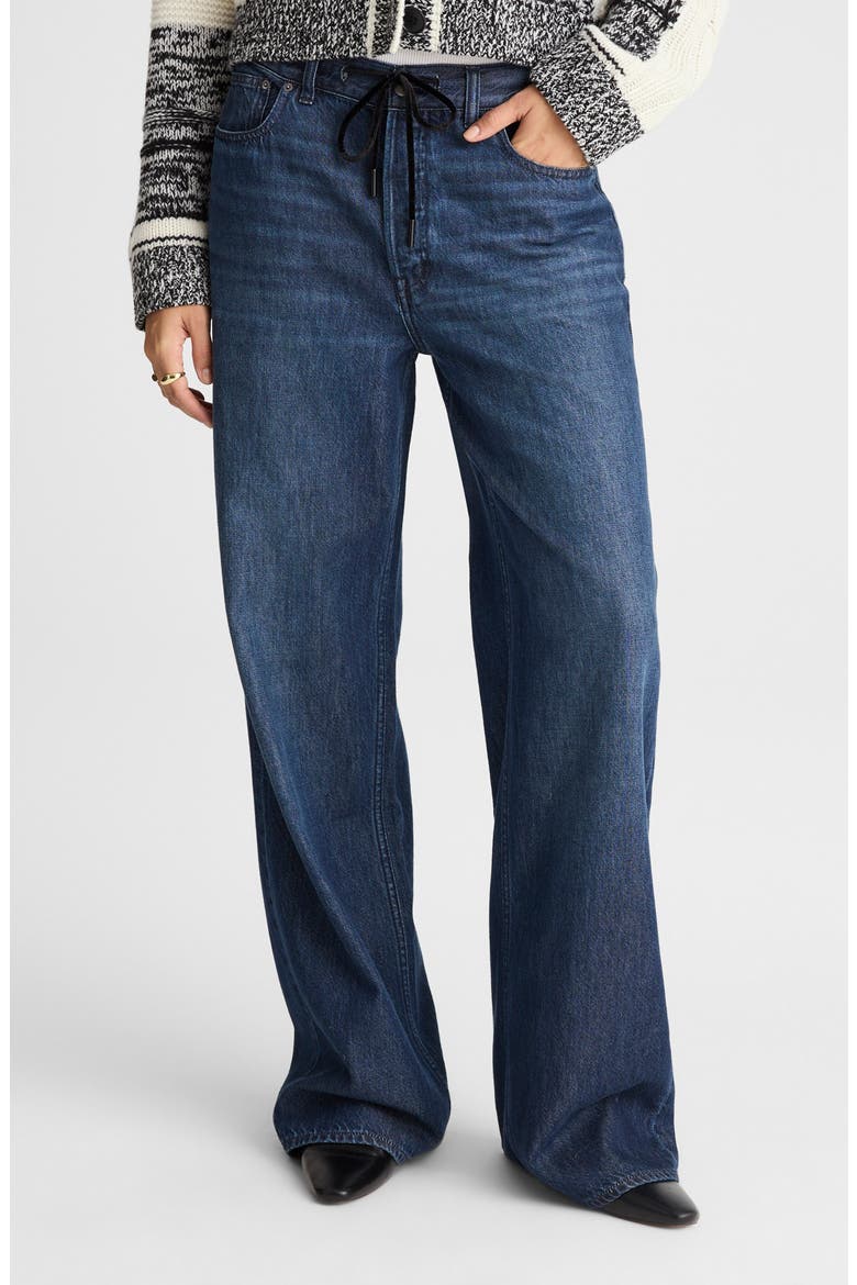 Airy Denim Low Slung Baggy Jeans, Main, color, ALLENHAM WASH