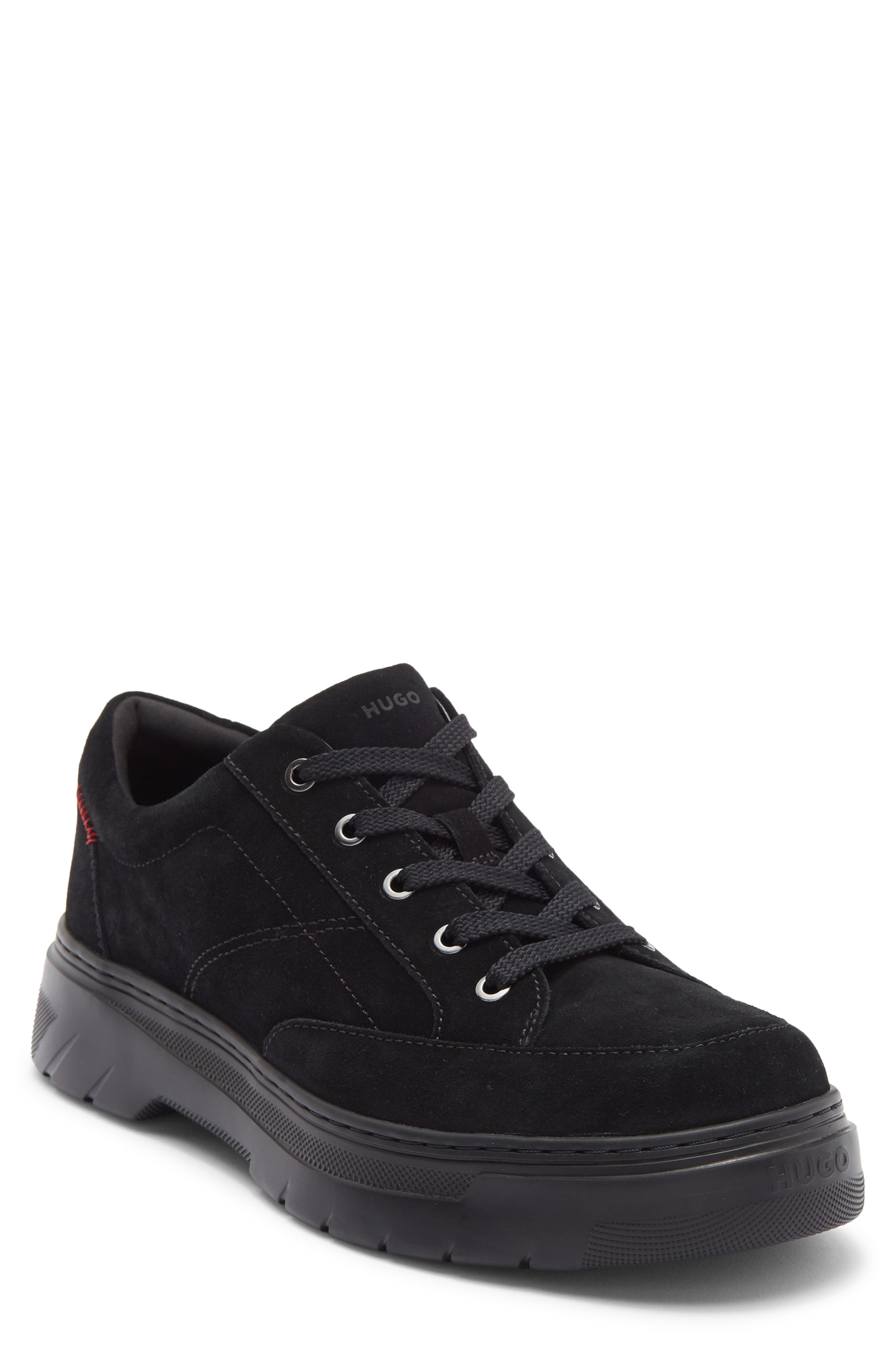 BOSS Urian Derby Sneaker, Main, color, Black