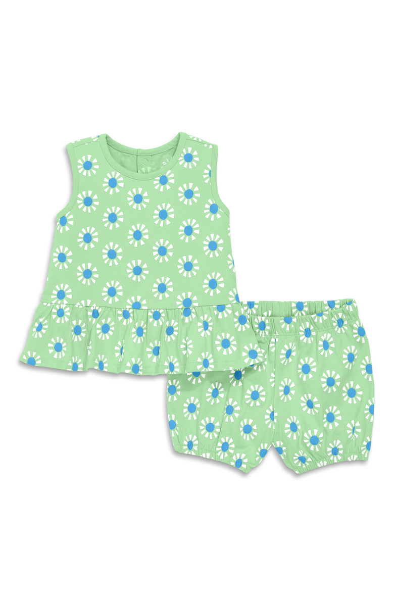 Primary Baby Tank & Bubble Short Set In Cutout Suns, Main, color, 