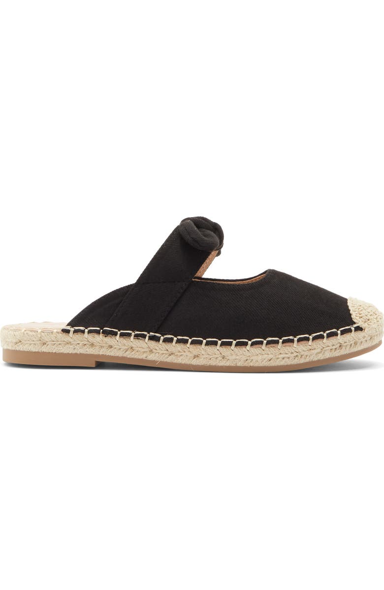 TOP MODA Brussels Denim Mule, Alternate, color, Black Denim