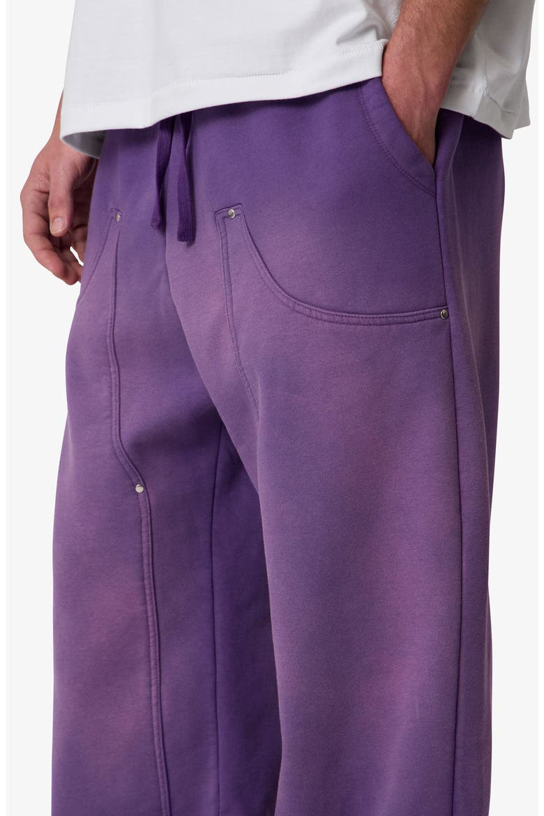 West Baggy Fit Double Knee Sweatpants, Alternate, color, PURPLE