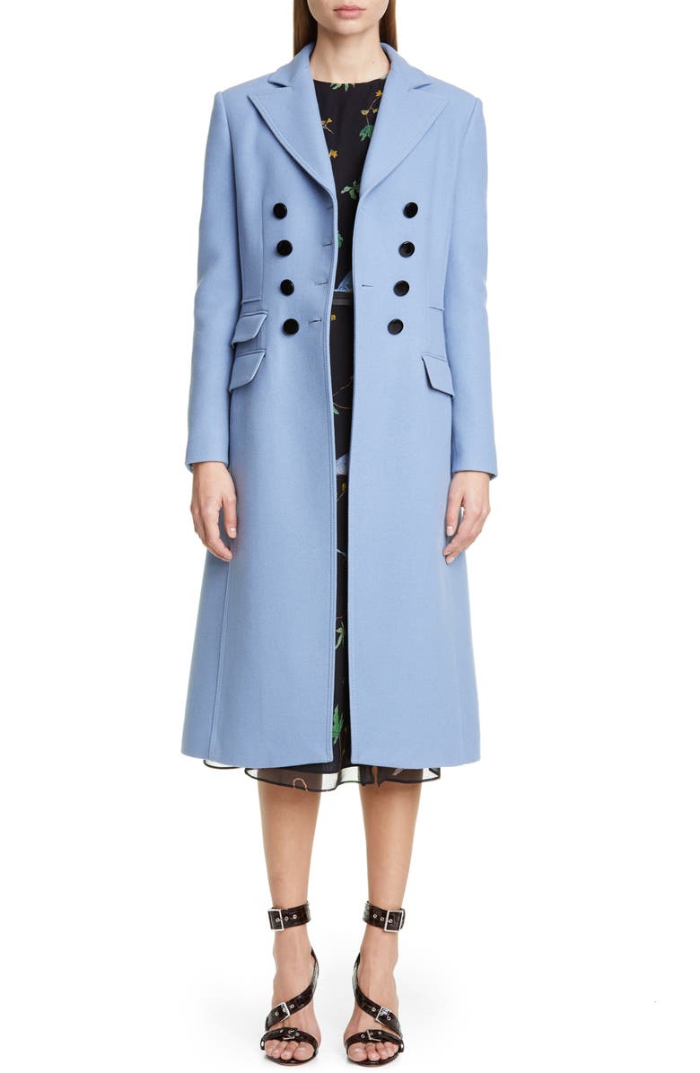 Altuzarra Double Breasted Three-Quarter Coat, Alternate, color, 