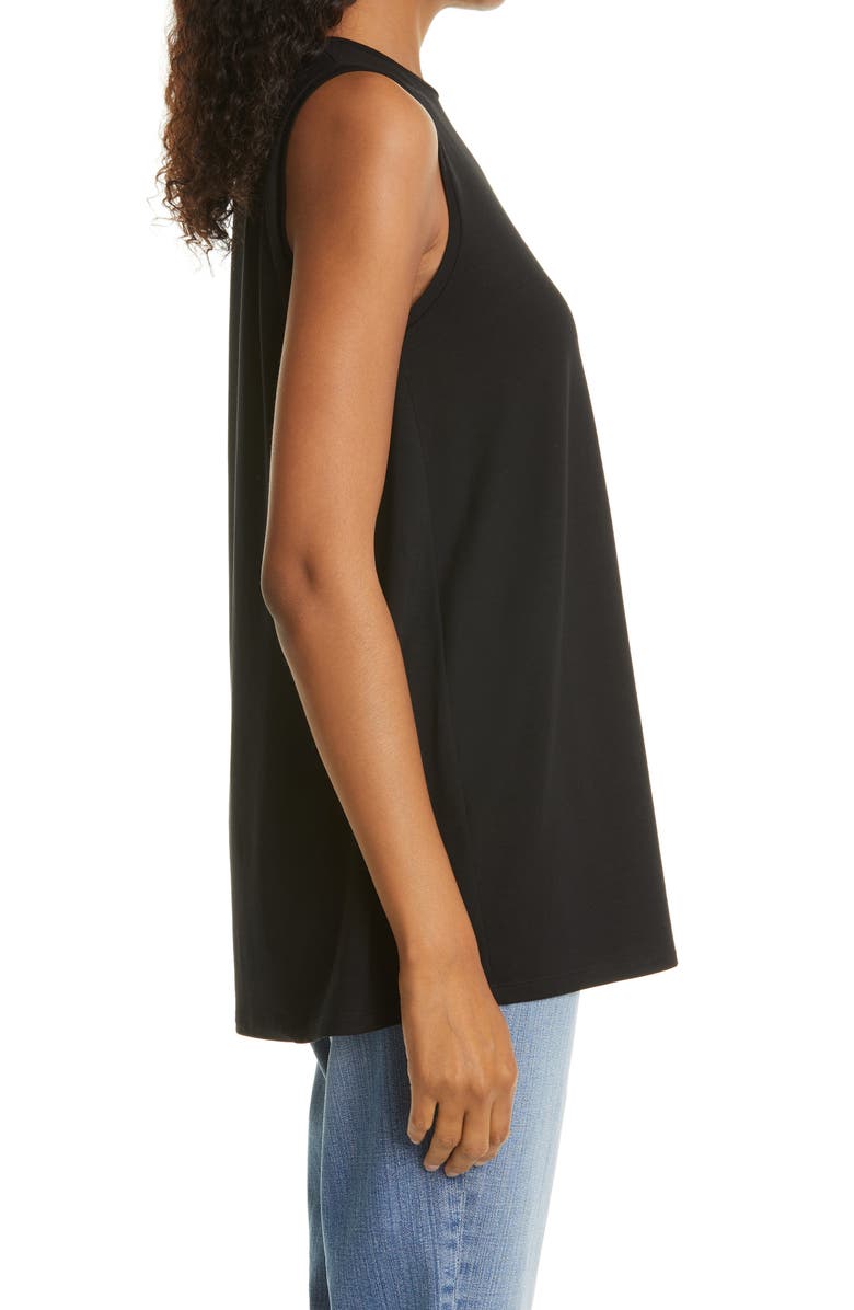 Eileen Fisher Crewneck Long Tank, Alternate, color, 