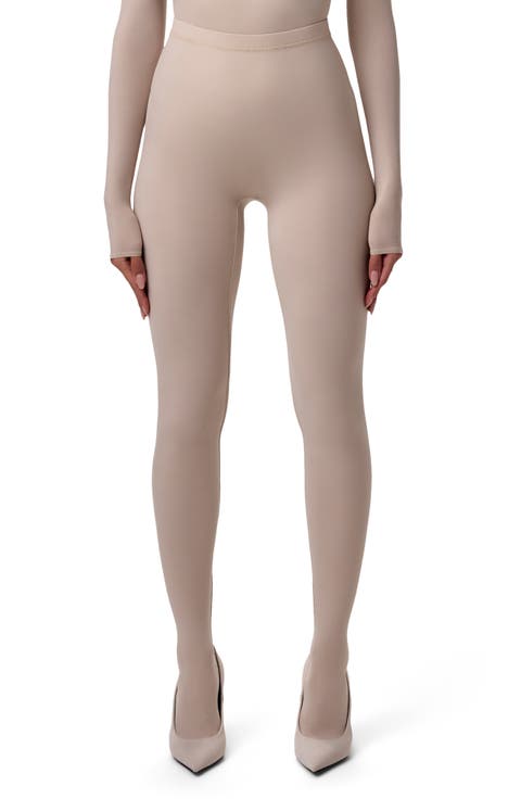 パンツ ROCKCAKE Highwaist Abigail Leggings Beige RC23PT00610 Organic Cotton Leggings Beige