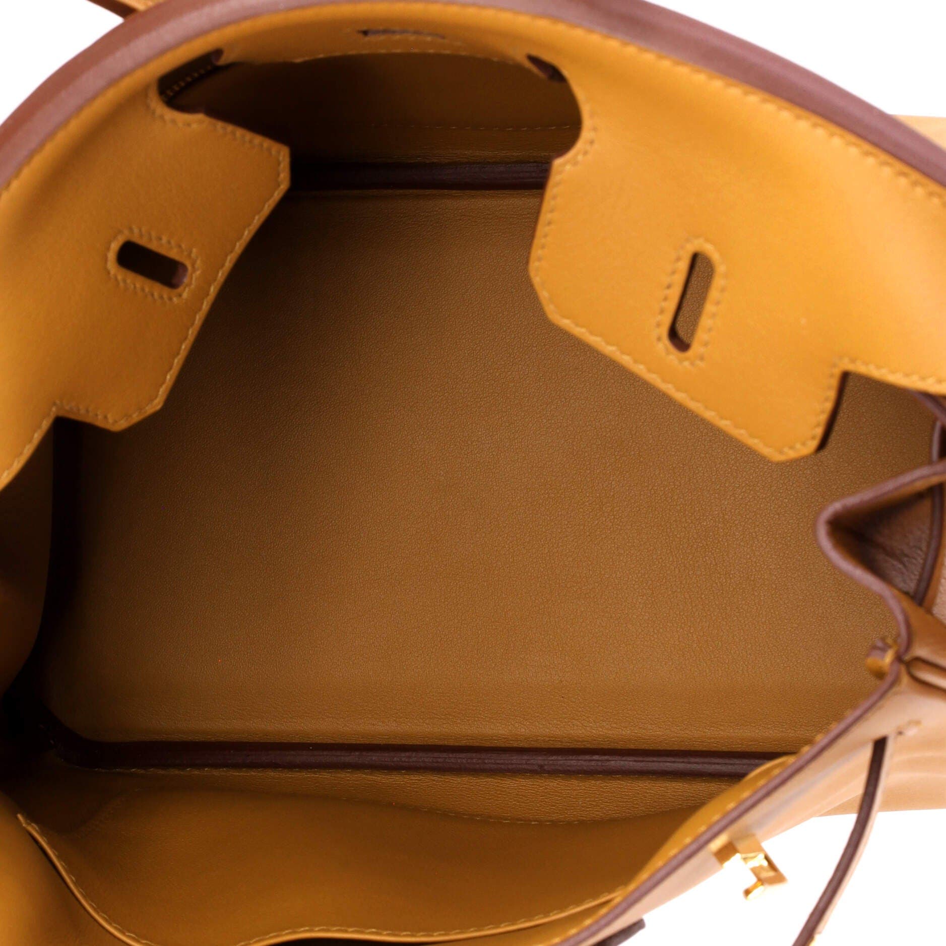 Pre-Owned Hermes Birkin Handbag Brown Swift with Gold Hardware 25, Alternate, color, Sesame