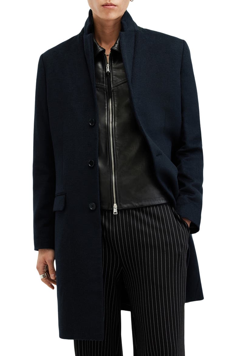 Hal Longline Coat, Main, color, NITE BLUE