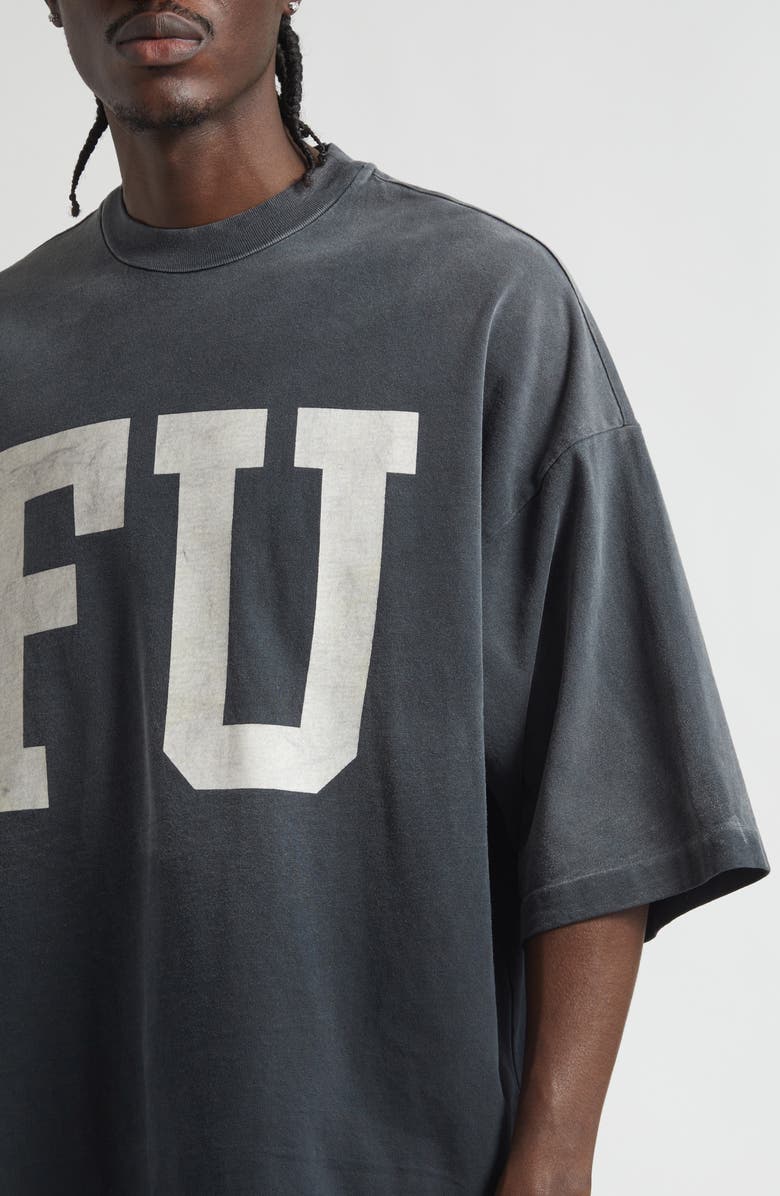 Fear of God Educate Relaxed Graphic T-Shirt, Alternate, color, Black Black