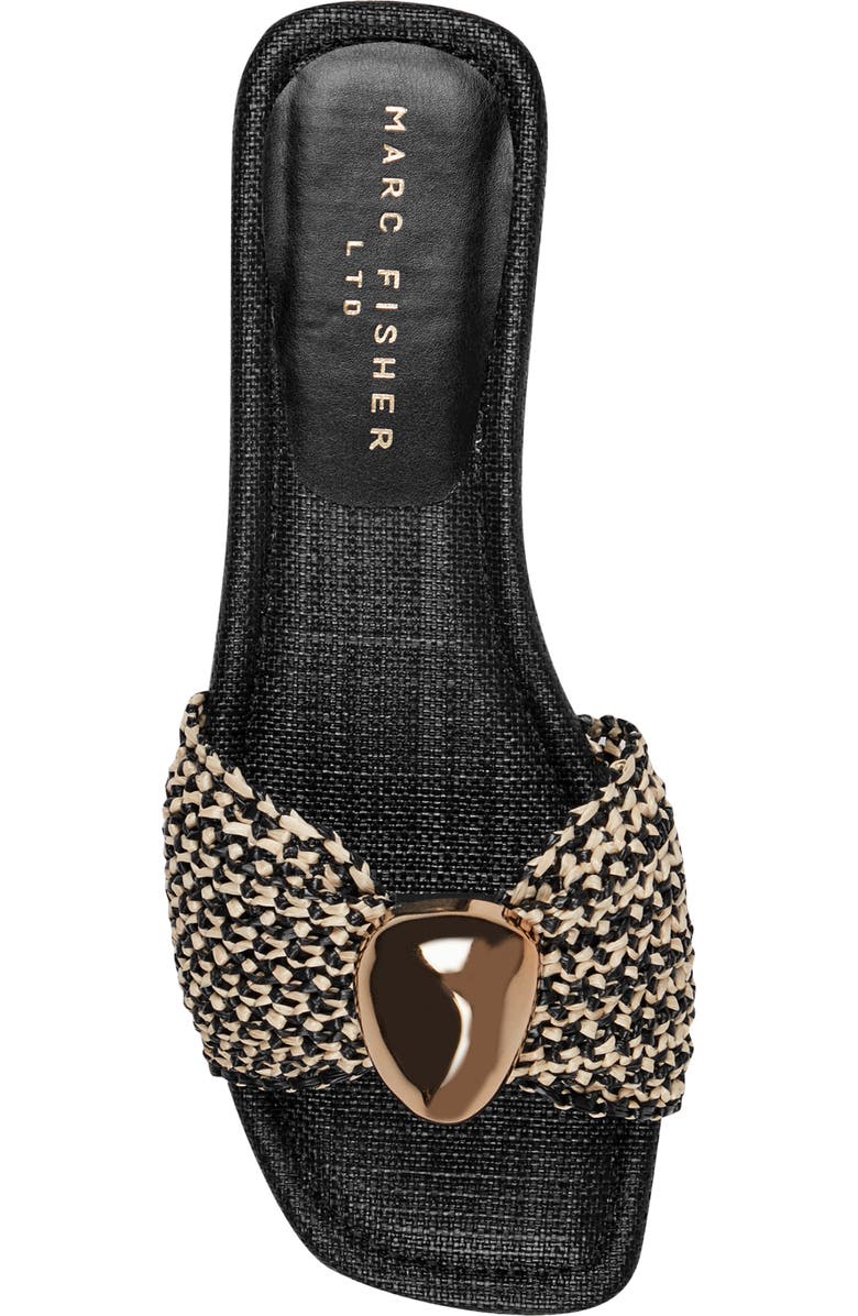 Marc Fisher LTD Nalena Slide Sandal, Alternate, color, Black Multi