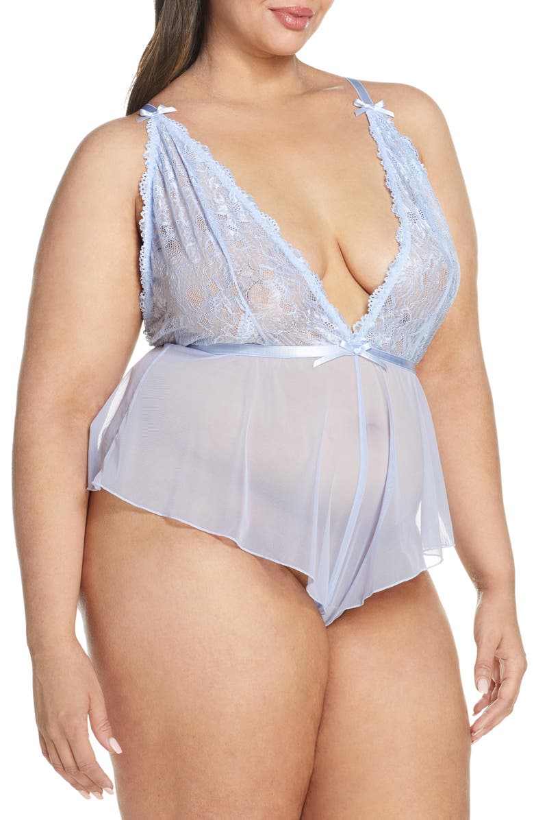 Oh La La Cheri Lace Romper, Alternate, color, 