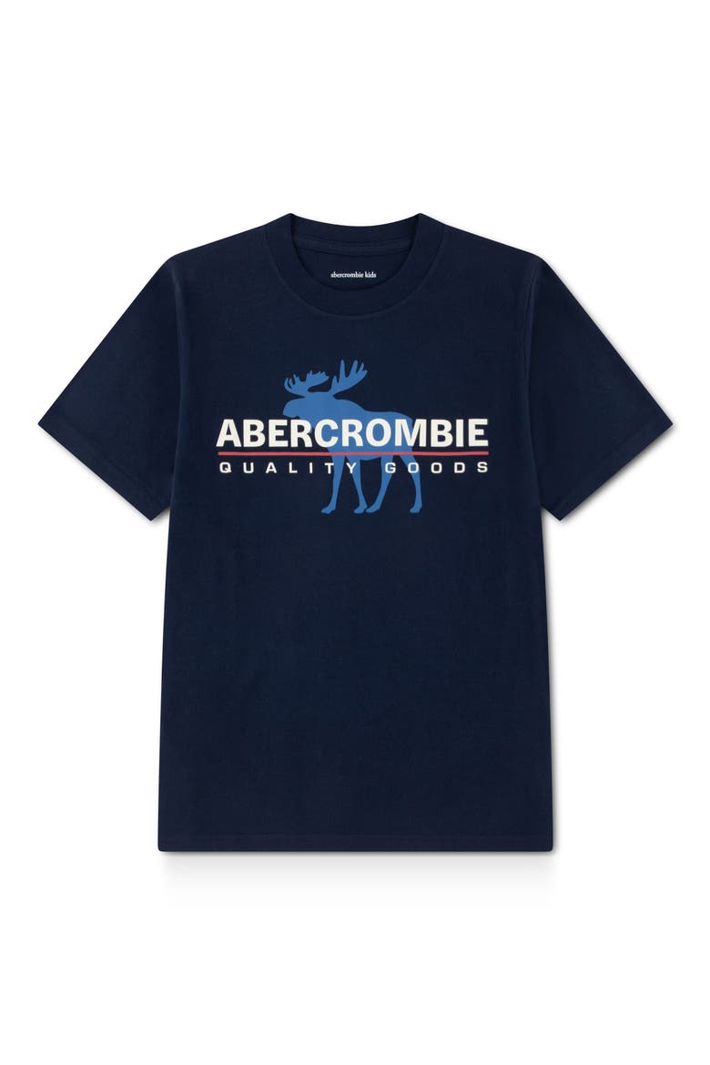 Kids' Y2K Core Logo Graphic T-Shirt, Main, color, NAVY BLAZER