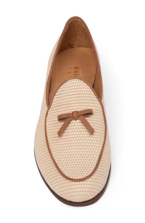Patricia Green Coco Loafer In Natural Raffia