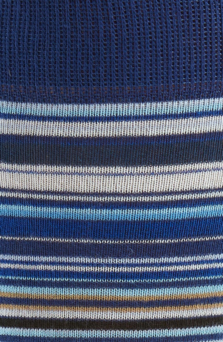 Paul Smith Stripe Cotton Blend Crew Socks, Alternate, color, Navy