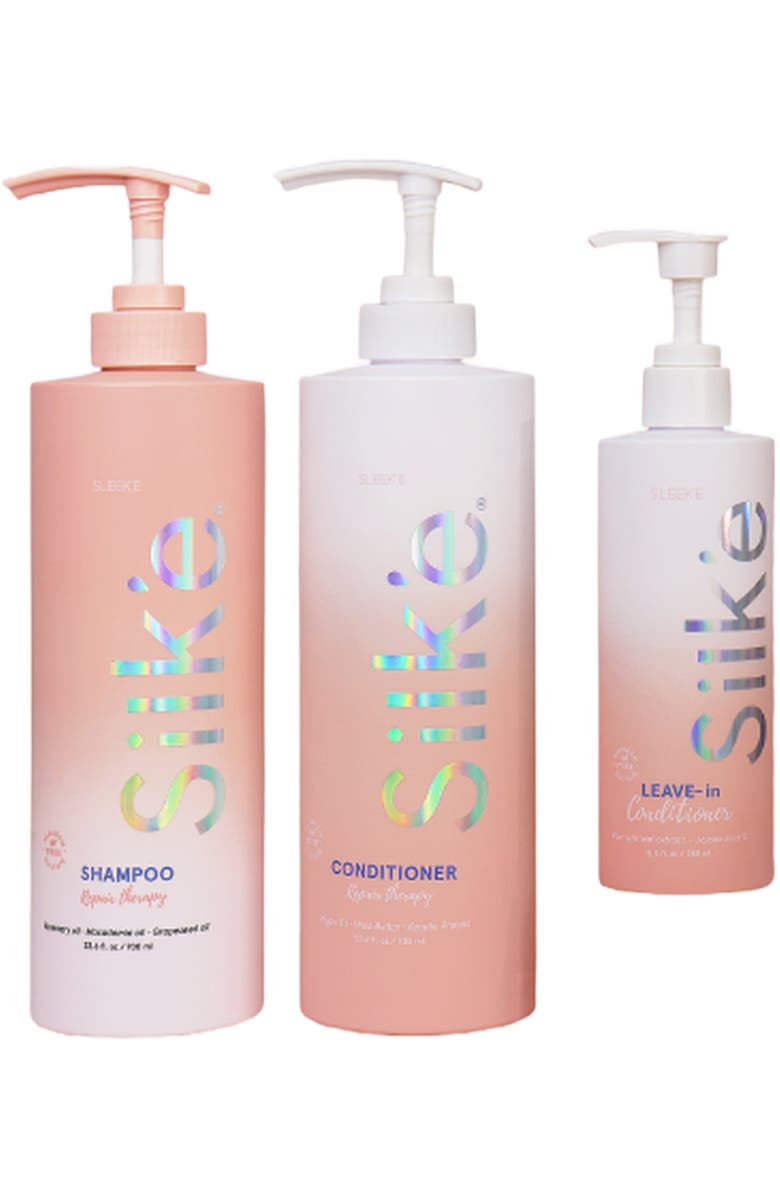 SLEEKE HAIR Silk'e Softness Hair Care Set, Main, color, Light Pink