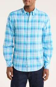 James Campbell Windram Long Sleeve Cotton Button-Up Shirt