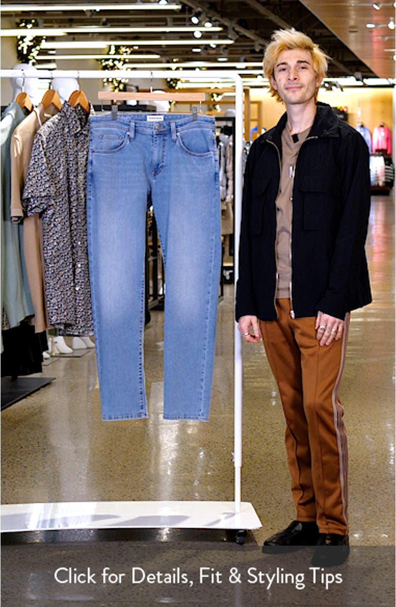 Slim Straight Leg Jeans, sales video thumbnail