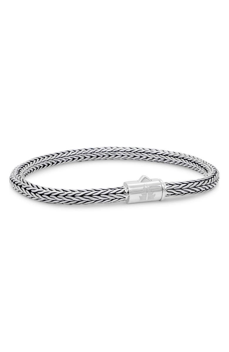 DEVATA Sterling Silver Chain Bracelet, Alternate, color, Silver