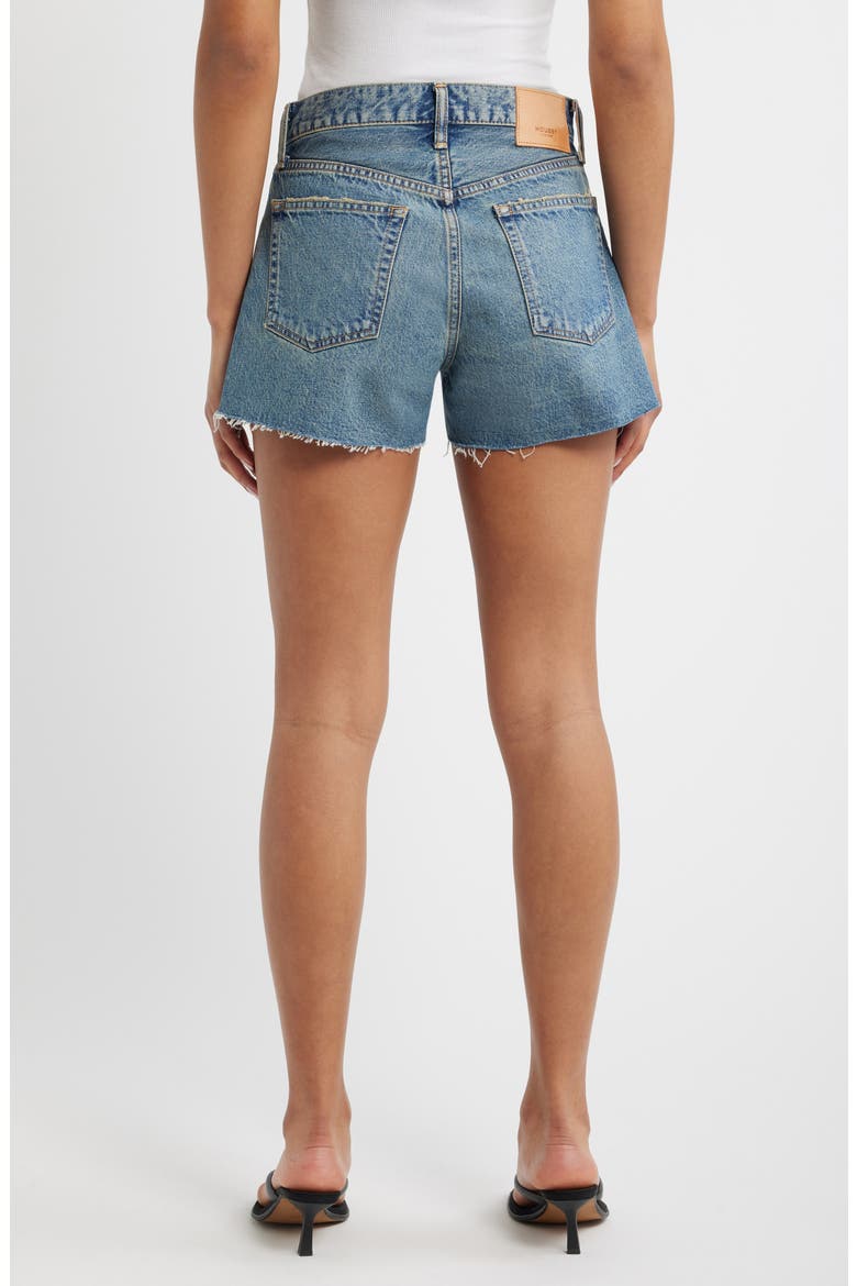 Kapolei High Waist Cutoff Shorts, Alternate, color, BLUE