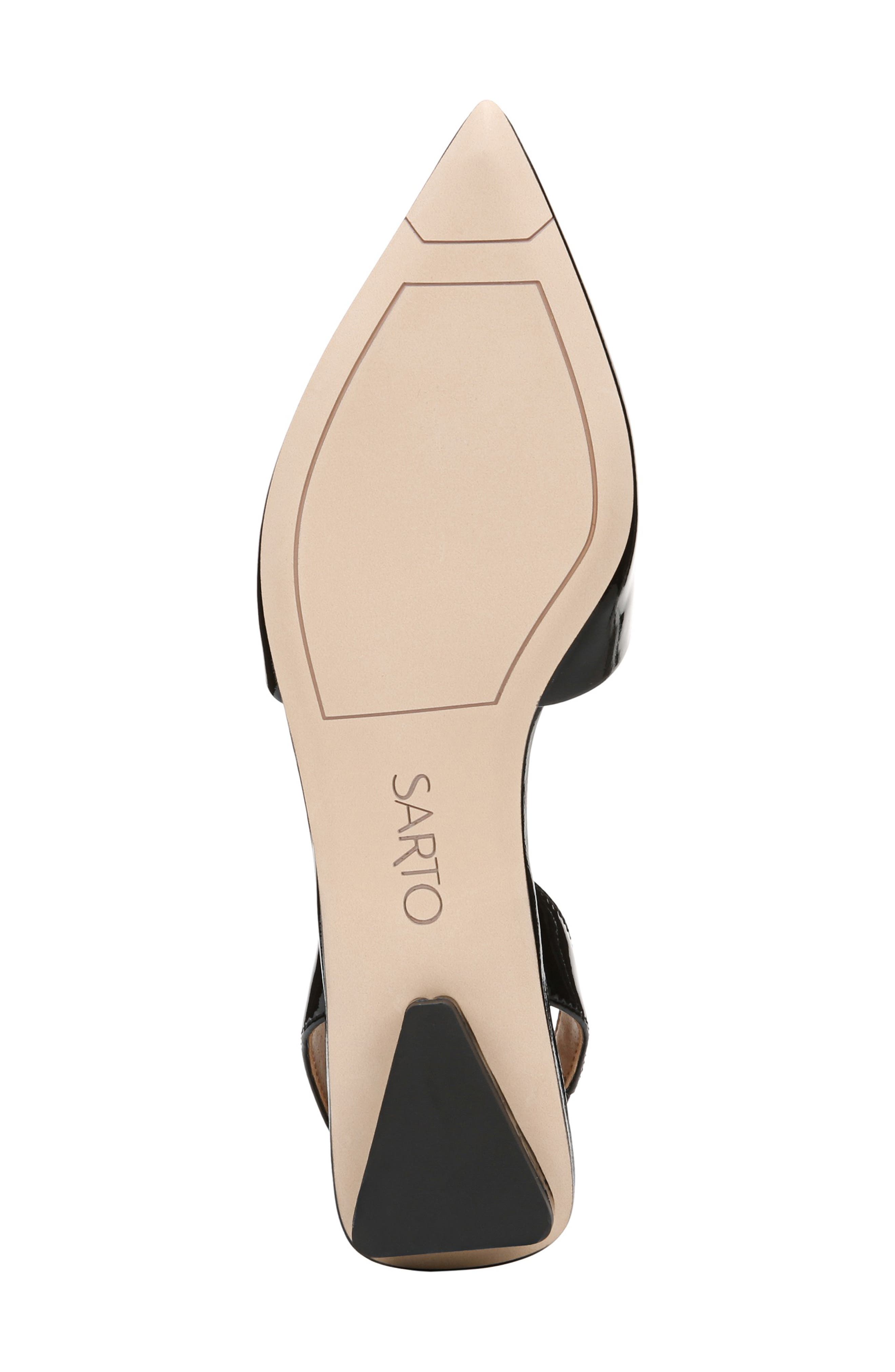 SARTO by Franco Sarto Pointed Toe Slingback Flat, Alternate, color, 