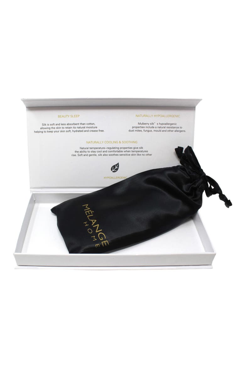 Mulberry Silk Eye Mask, Alternate, color, BLACK