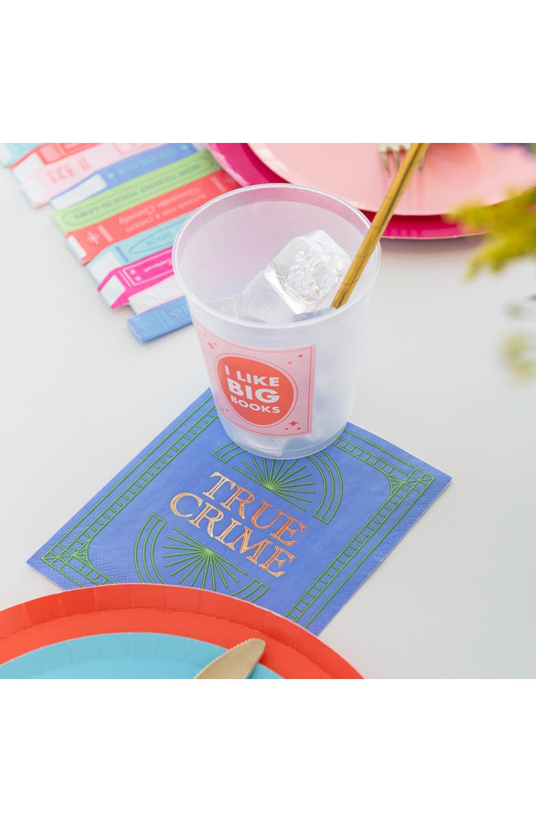 Jollity 
Co Book Club Book Cover Cocktail Napkins, Alternate, color, Assorted Pre-Pack