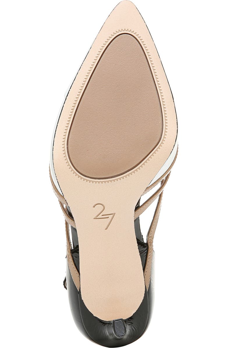 27 EDIT Naturalizer 27 Edit Abree Ankle Strap Pump, Alternate, color, Black/ White Multi Leather