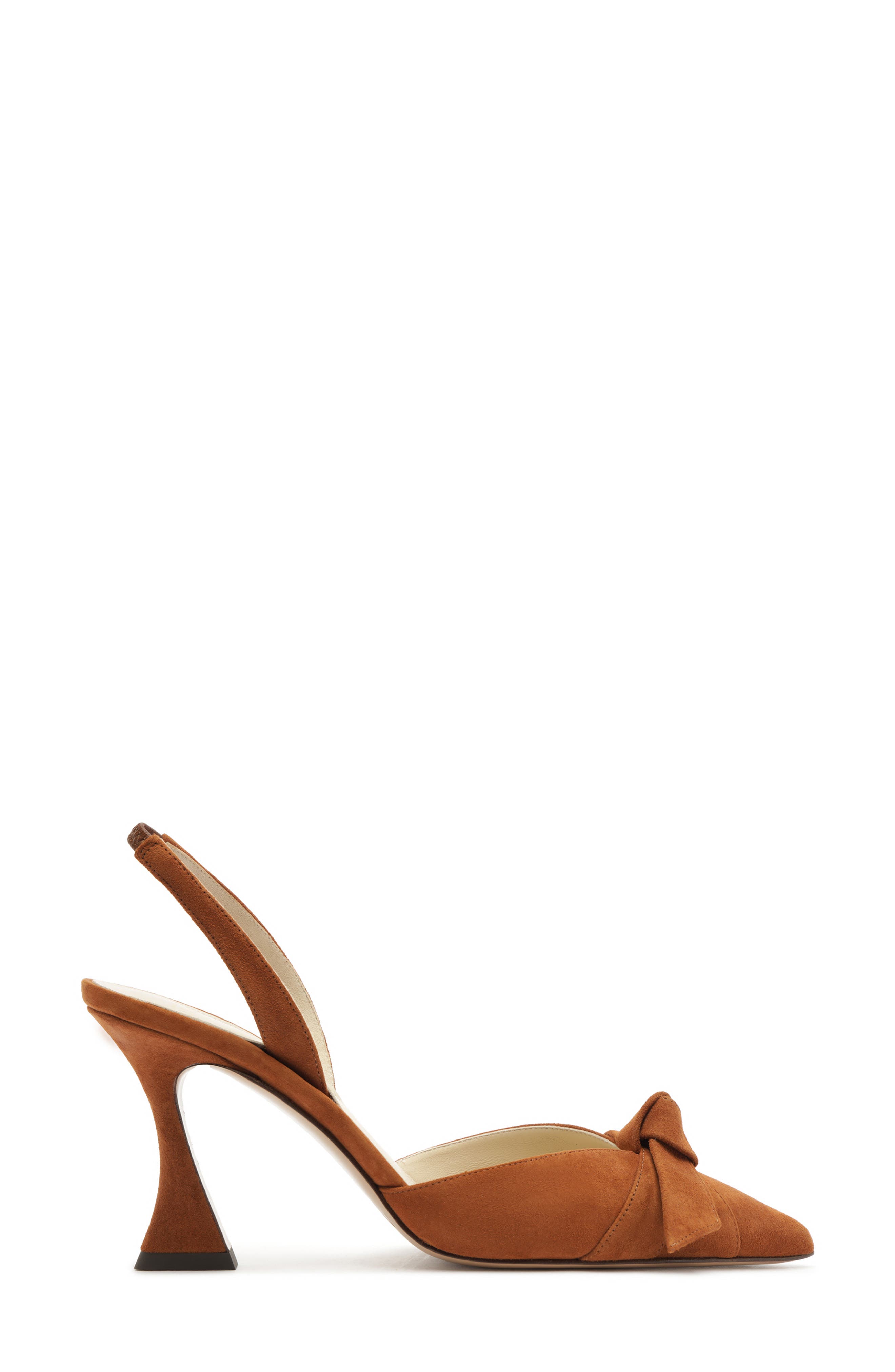 Clarita Pointed Toe Slingback Pump, Alternate, color, ESPRESSO
