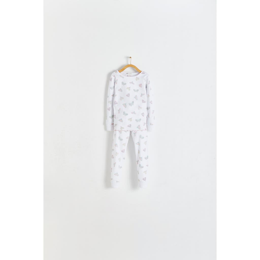 Babycottons Lisa Snug Fit Long Pajama Set For Infant In White