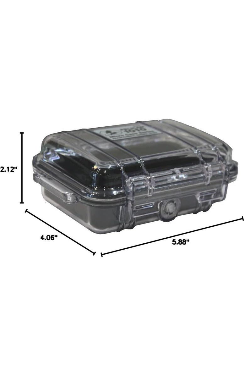 Pelican 1010 Micro Case for iPhone, Cell Phone, GoPro, Camera, and More, Alternate, color, Yellow/Clear