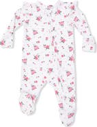 Angel Dear Pink Rosettes Footie