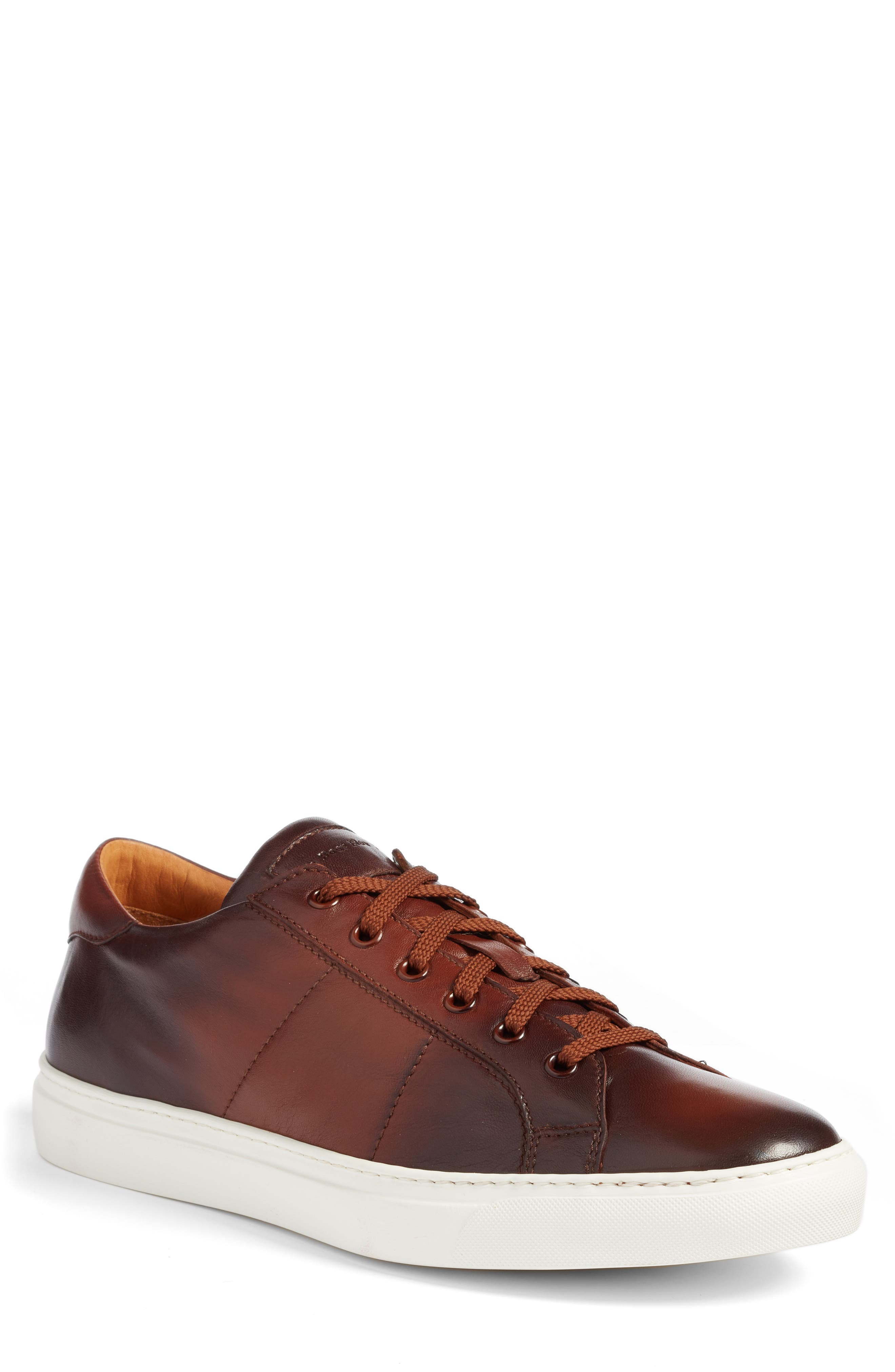 Colton Sneaker, Main, color, BROWN LEATHER
