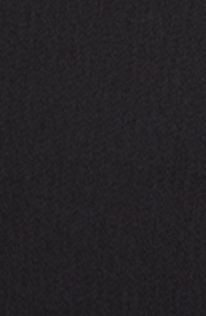 Alaïa Bow Detail Fluid Jersey Dress, Alternate, color, Noir Alaia