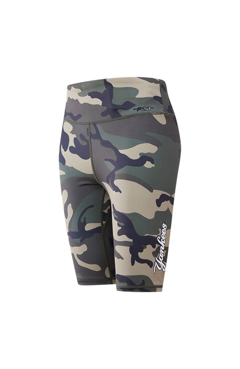 PRO STANDARD Women's Pro Standard Camo New York Yankees Allover Print Bike Shorts, Alternate, color, Camo