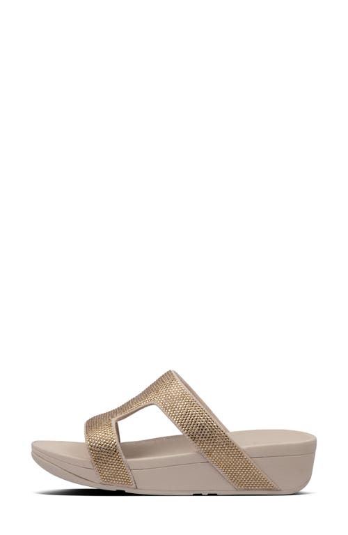 Fitflop Marli Slide Sandal In Vintage Gold