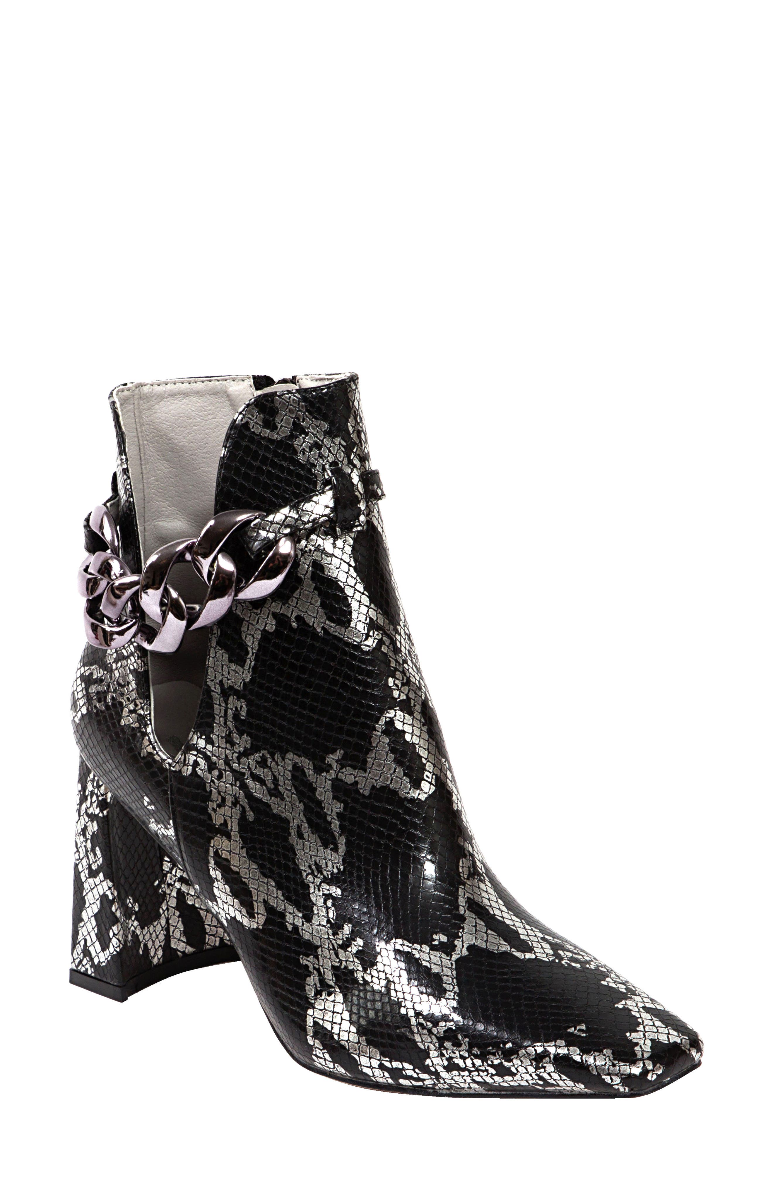 NINETY UNION Rye Snake Print Boot, Main, color, Black Snake