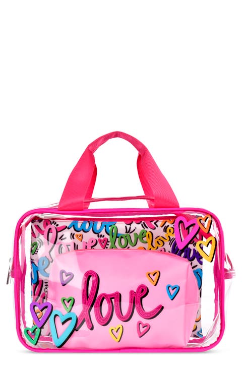 Kids' Corey Paige Love Letters Cosmetic Bag