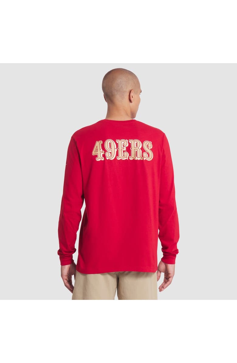Nike Men's Nike Scarlet San Francisco 49ers 2025 Rivalries Collection Essential Long Sleeve T-Shirt, Alternate, color, Scarlet