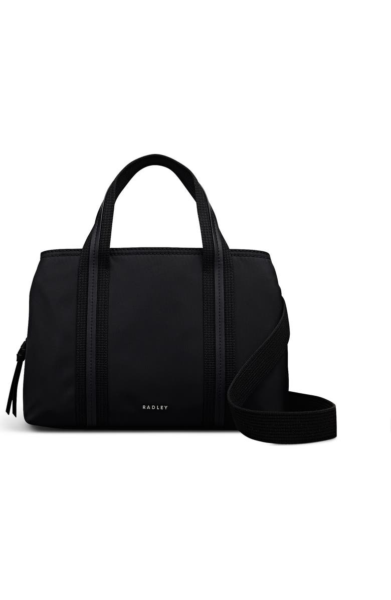 Radley Halley Row Medium Ziptop Satchel Bag, Main, color, Black
