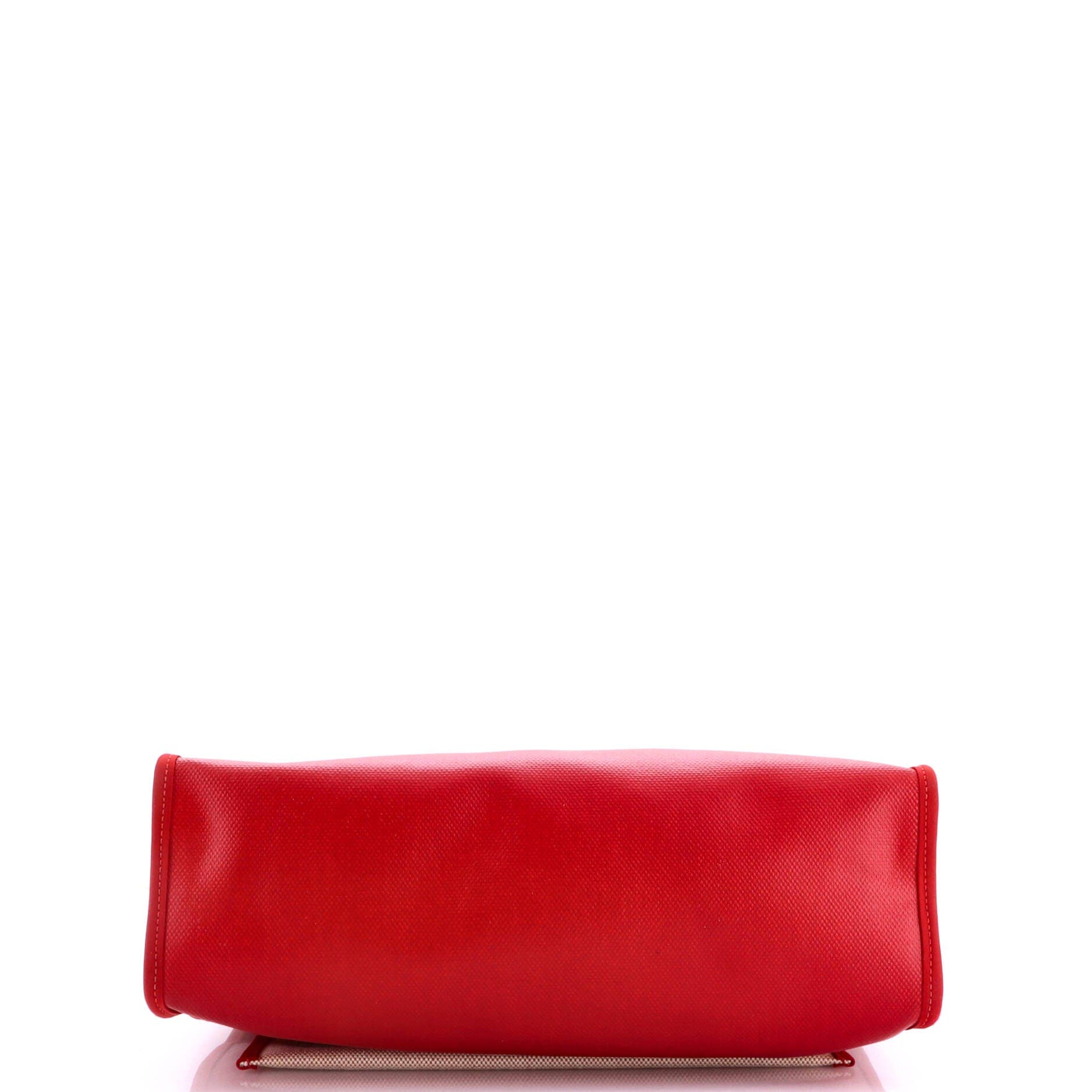 Herbag Zip Berline Vache Canvas and Leather 31, Alternate, color, Red