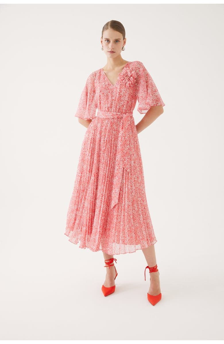 Exquise Bobo Dress Flared Dress, Main, color, Pink