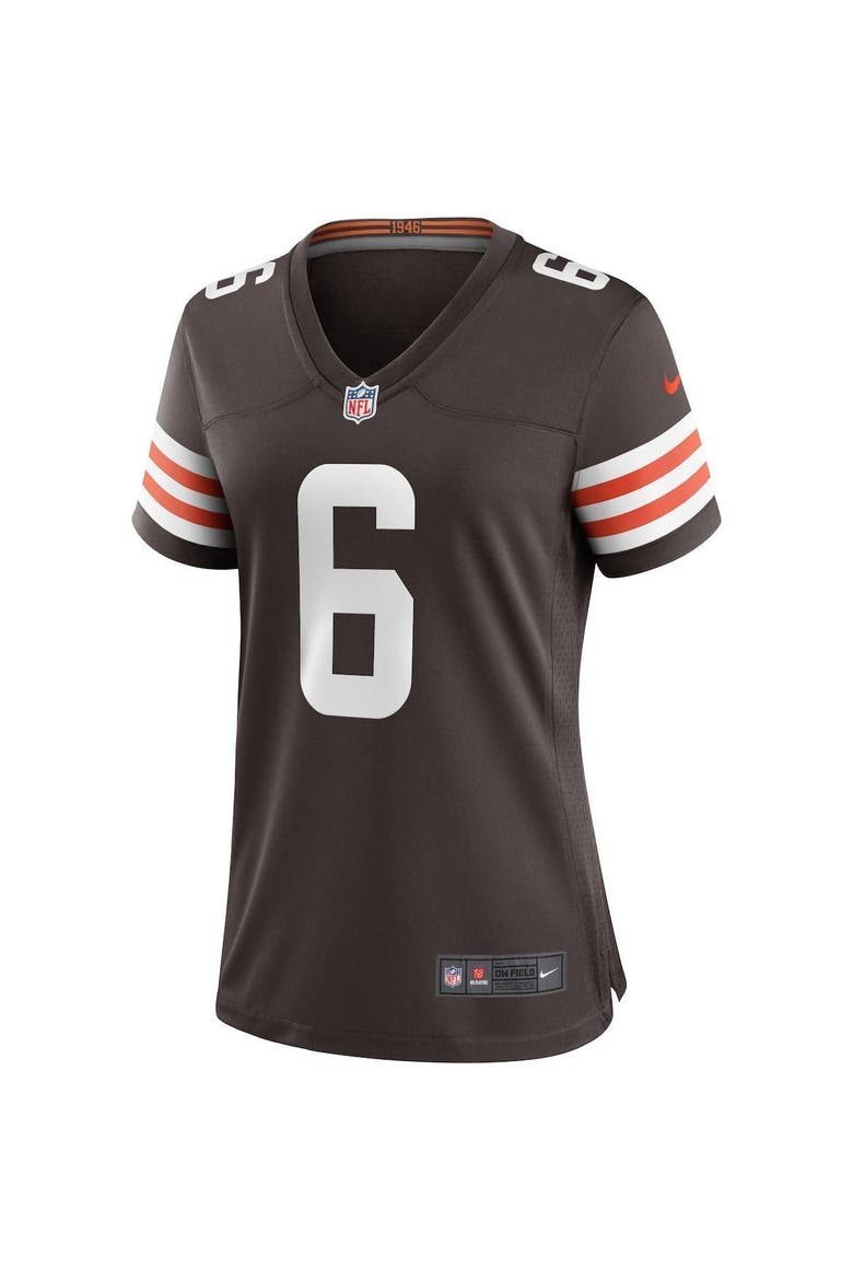 Women's Nike Baker Mayfield Brown Cleveland Browns Game Player Jersey, Alternate, color, BROWN
