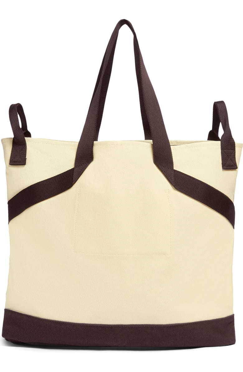 Sweaty Betty London Cotton Canvas Tote, Alternate, color, Buttercream Yellow