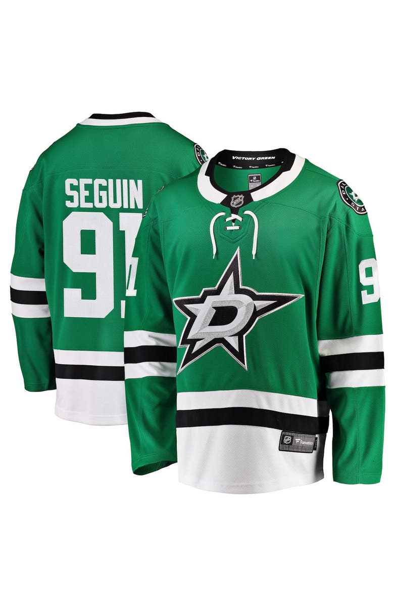 FANATICS Men's Fanatics Branded Tyler Seguin Green Dallas Stars Breakaway Player Jersey, Alternate, color, Green