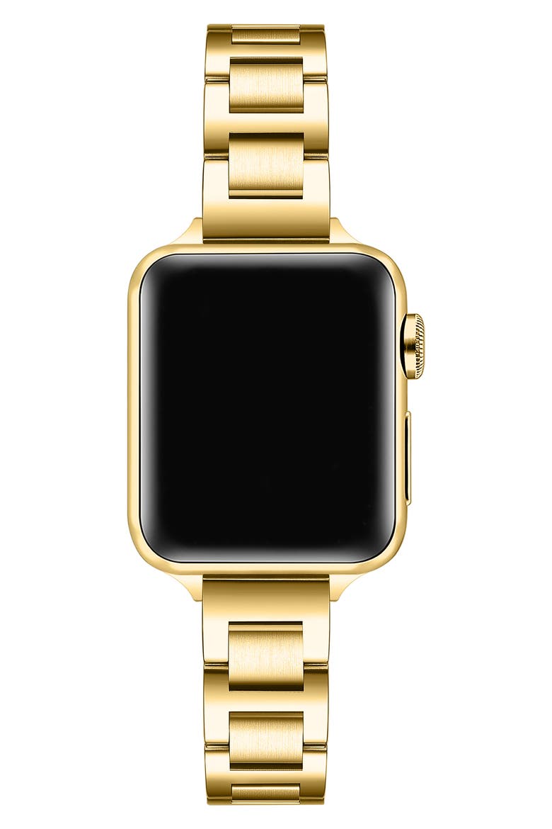Lenox Apple Watch® Bracelet Watchband, Main, color, GOLD