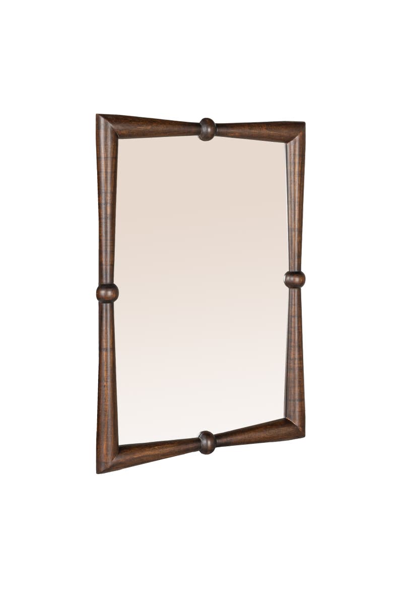Modern Wall Mirror, Main, color, Brown